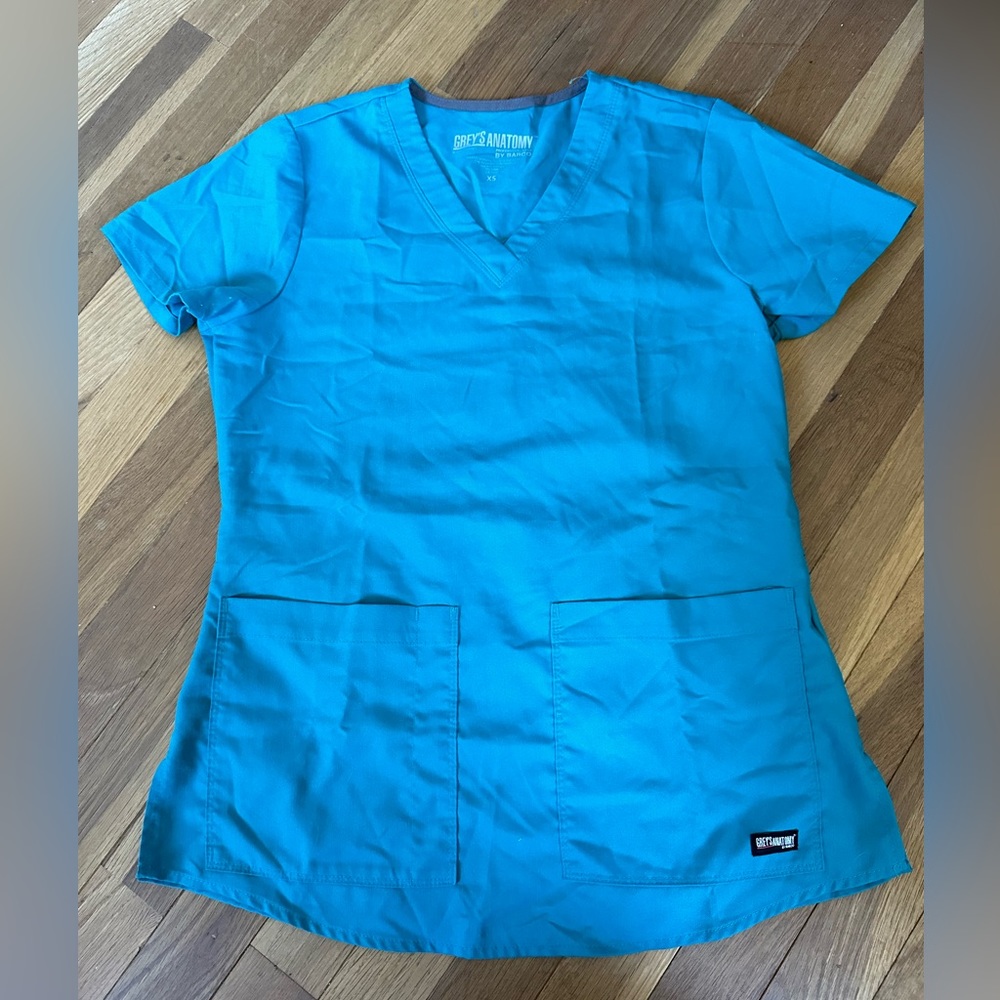 Greys anatomy scrub top size xs